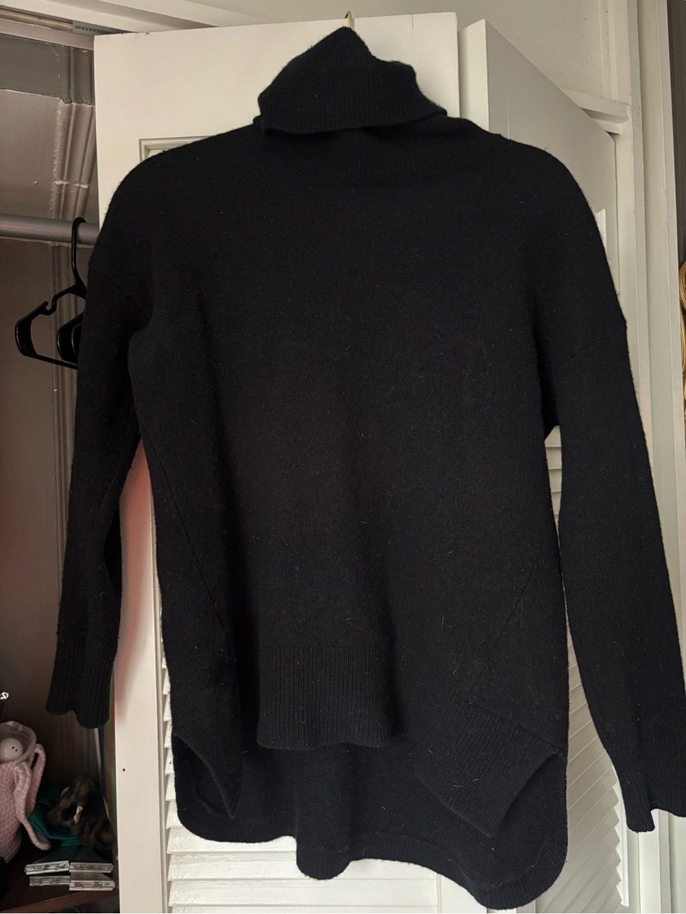 Madewell 100% wool Classic Black Turtleneck Women's Sweater